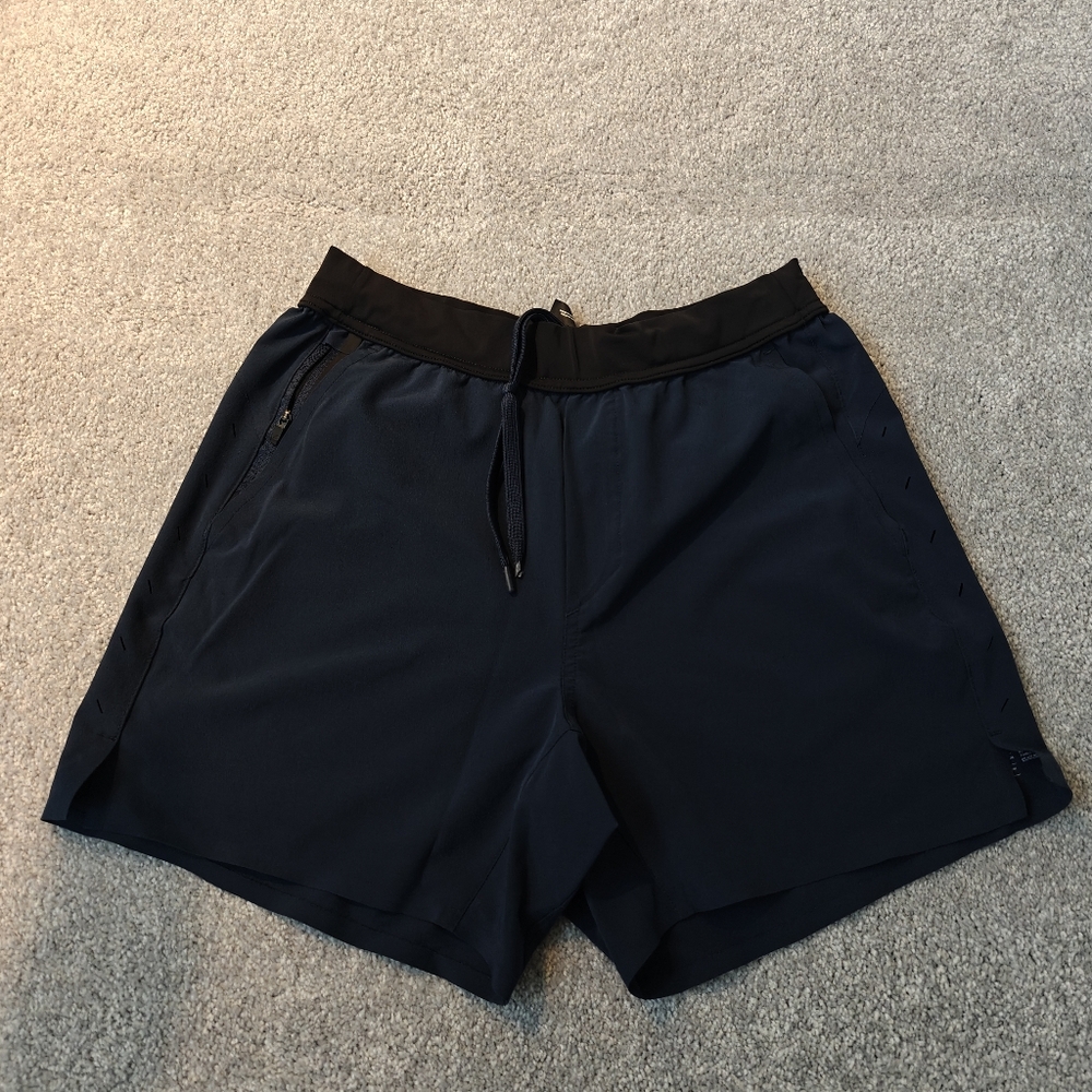Ten Thousand Interval Shorts Size Small 5" Inseam in Navy No Liner